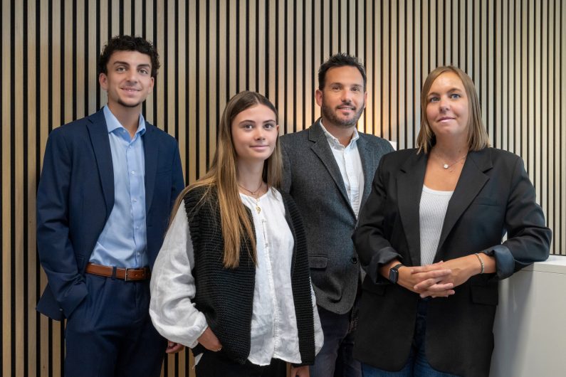 Equipe Imwest l'immobilier pour les entreprises - Marc Guillemois Sabrina Leveque Gwendal Calvar Sarah Le Boucher