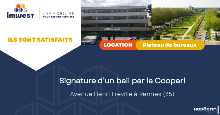 Réalisation - Location Plateau de bureaux - Rennes